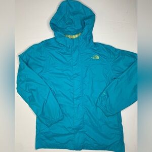 The North Face Jacket Girls XL Blue Dry Vent Mesh Lined Windbreaker Full Zipper